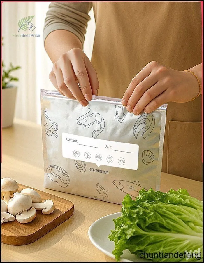 Пакет для продуктов, 23*17 см,10 шт, 23x17 см, 10 шт, фото 3