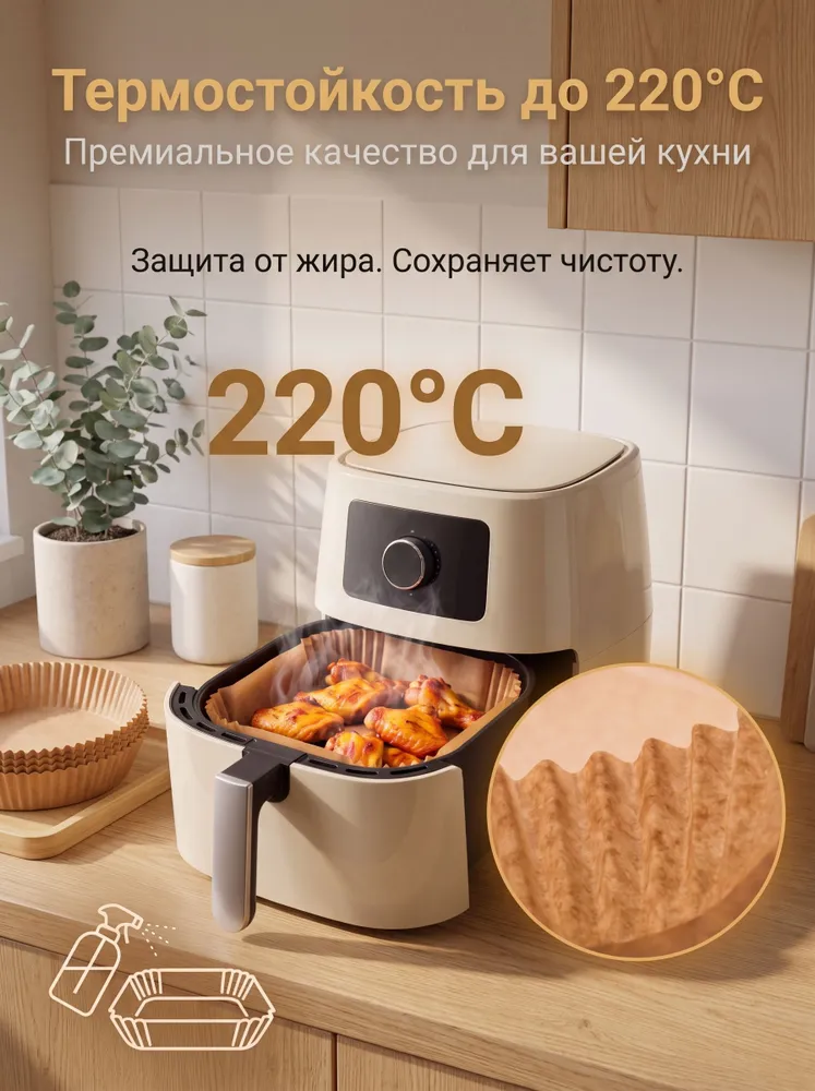 Бумага пищевая 20 м х 20 см, 100 шт, 20 м, 100 шт, фото 5