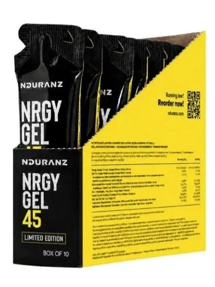 NDURANZ Энергетический углеводный гель,10 штук, Nduranz NRGY GEL 45, вкус LEMON , 75 мл, 75 мл, фото 4