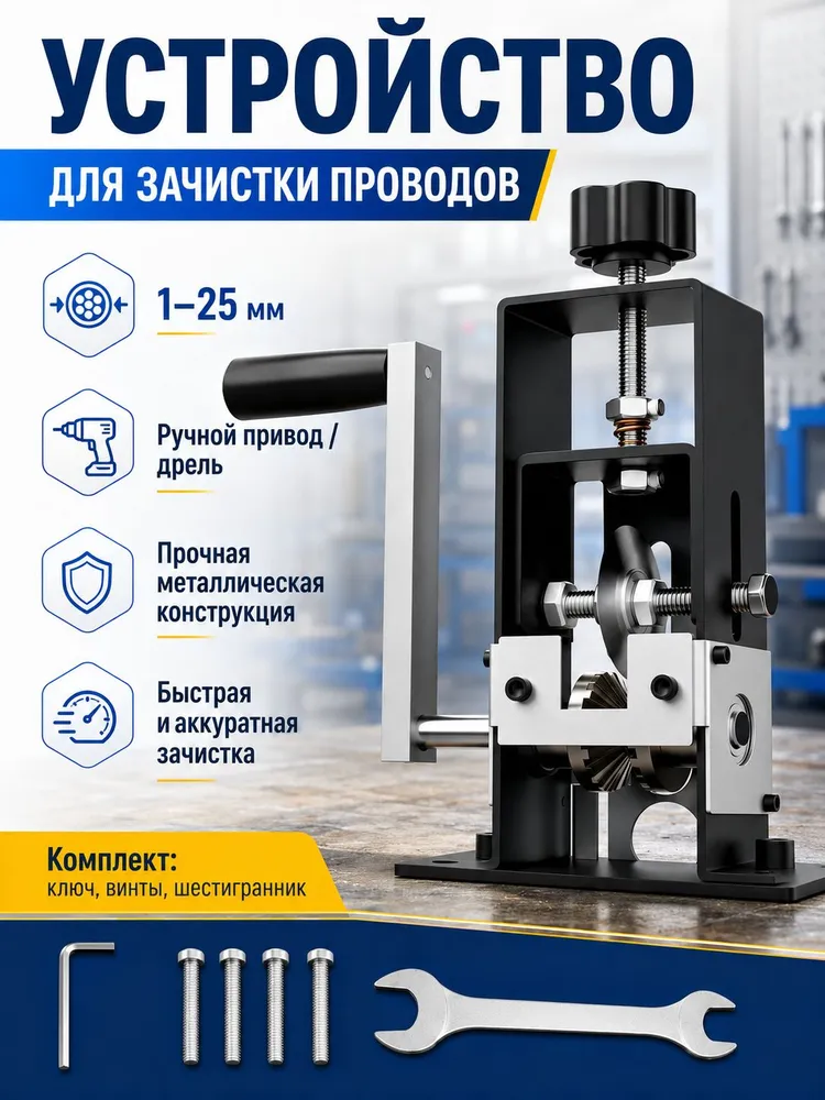 Портативный электрическая машина для зачистки проводов,1-20мм Станок для разделки кабеля, вариант