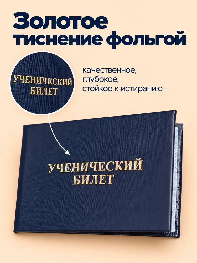 Ученический билет школьника, вариант, фото 6