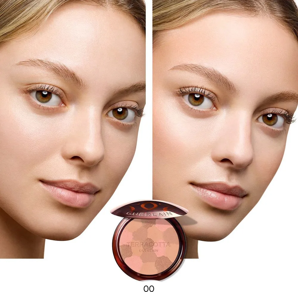 Guerlain Легкая бронзирующая пудра для лица Terracotta Sun-Kissed Natural Healthy Glow Powder, 00 Светлый Холодный, 10 г, 10 г, фото 3