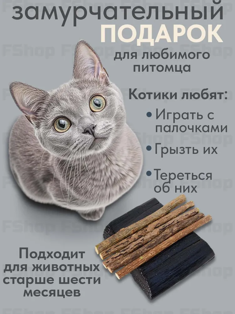 Палочки мататаби отборные для кошек, с кошачьей мятой, игрушка-лакомство для котят с витаминами, 20 шт, 20 шт, фото 4