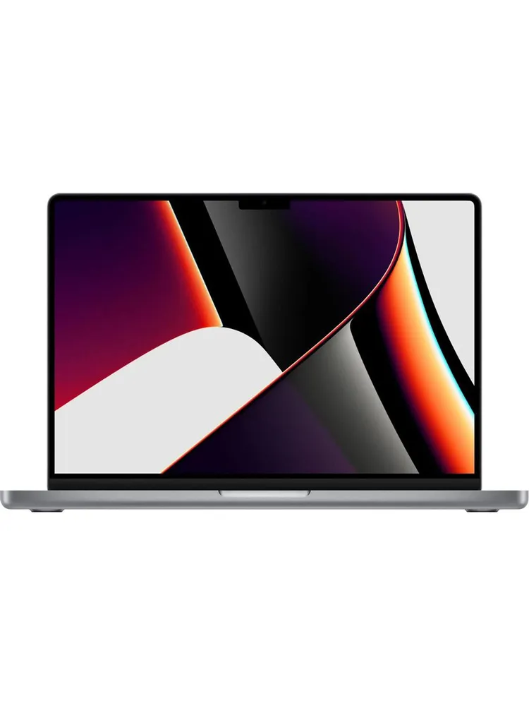 Apple MacBook Pro 14 Ноутбук 14.2", Apple M1 Pro (10C CPU, 16C GPU), RAM 16 ГБ, SSD 1024 ГБ, Apple M1 Pro, MacOS, (MKGQ3RU/A), серый, Русская раскладка