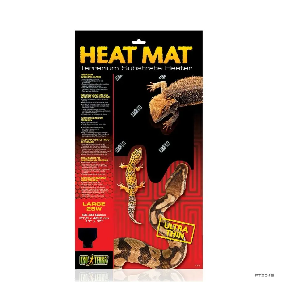 Коврик для рептилий с обогревом "Heat Mat" EXO TERRA, 25 W, 25 Вт