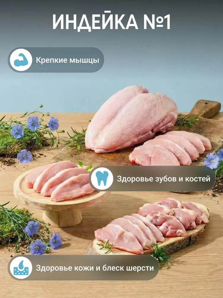 Сухой корм для собак средних и крупных пород ХОЛИСТИК гипоаллергенный с индейкой 15 кг, 15 кг, фото 2