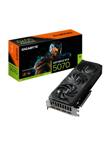 Gigabyte Видеокарта GeForce RTX 5070 Windforce OC SFF 12 ГБ (GV-N5070WF3OC-12GD 1.0)