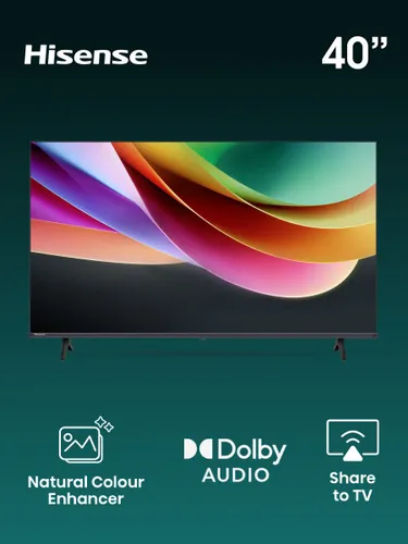 Hisense Телевизор 40A4S 40″ Full HD, черный