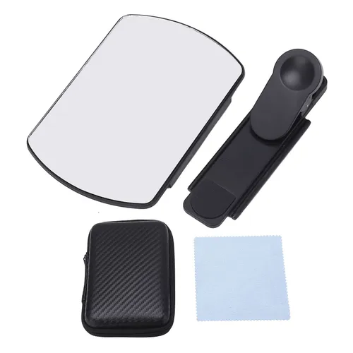 Зеркало для отражения при съёмке на телефон, высококачественное стекло, складное зеркало с клипсой д