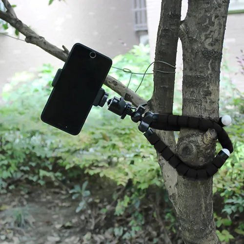 Портативный мини штатив-осьминог с держателем для телефона, для селфи, стримов и видео