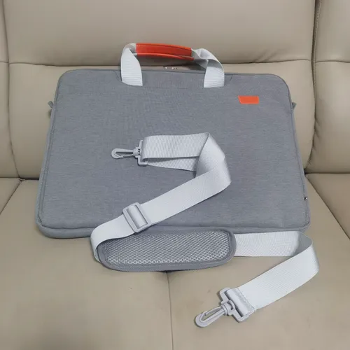 Унисекс сумка для ноутбука 16.1-17.3 дюймов с эргономичной ручкой, регулируемым плечевым ремнём, защ