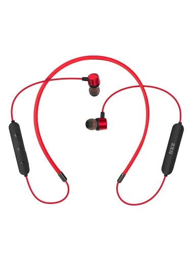 Наушники беспроводные с микрофоном, Bluetooth, microUSB, красный