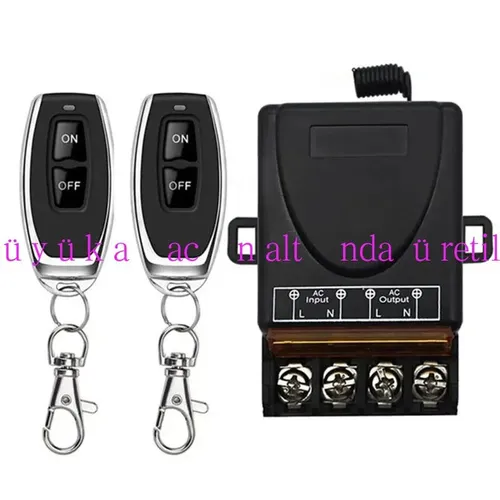 Переменный Ток 220 В, 30 А, 1 Канал, 433 МГц, Беспроводной Пульт Дистанционного Управления