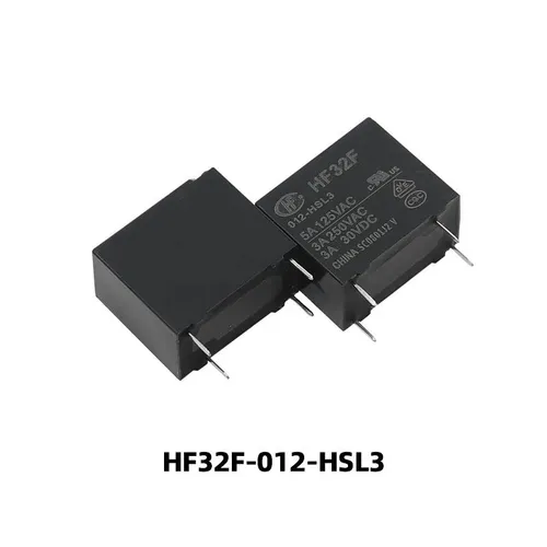 Реле HF32F/012-HSL3 5В DC, 4 контакта, 1НО (5А)