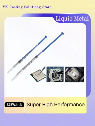 1 г 128W/mk Жидкометаллическая термопаста для отвода тепла графическим процессором GPU/CPU/PS4/PS5 в