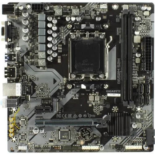 Материнская плата Gigabyte B650M S2H (rev. 1.4), SocketAM5, AMD B650, mATX, Ret