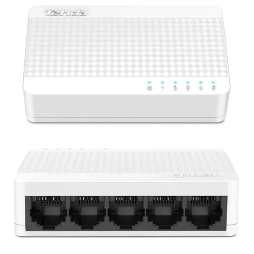 Коммутатор настольный 5-портовый, 10/100 Мбит/с