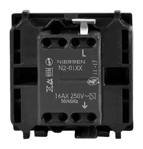 Механизм 1 клавишного выключателя ABB niessen n2-01xx