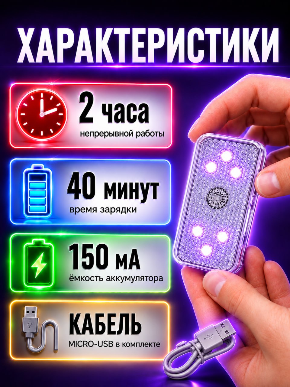 Светодиодная подсветка в авто, тумбочки и шкаф