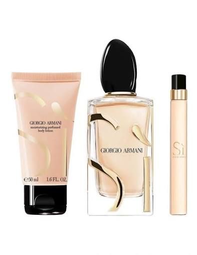 Giorgio Armani SI (L) Парфюмерный набор (edP 100 мл. + b/Lotion 50 мл. + edP 10 мл.) купить