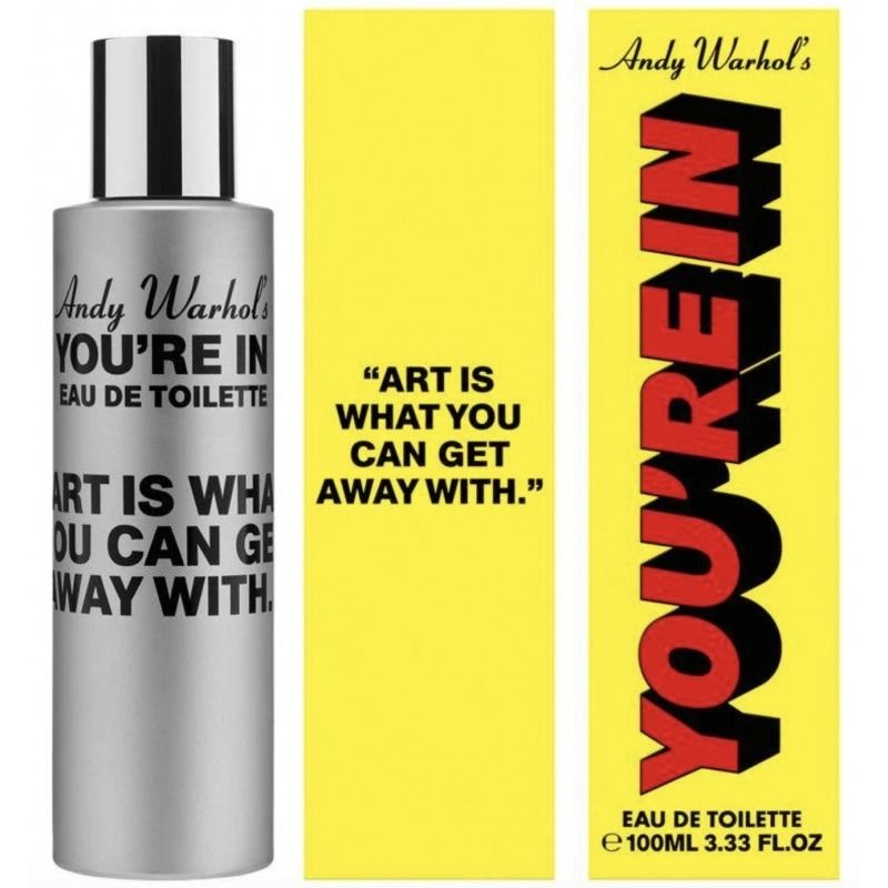 COMME DES GARCONS ANDY WARHOL S YOU RE IN ART IS WHAT YOU CAN GET AWAY WITH туалетная вода унисекс 100 мл COMME DES GARCONS