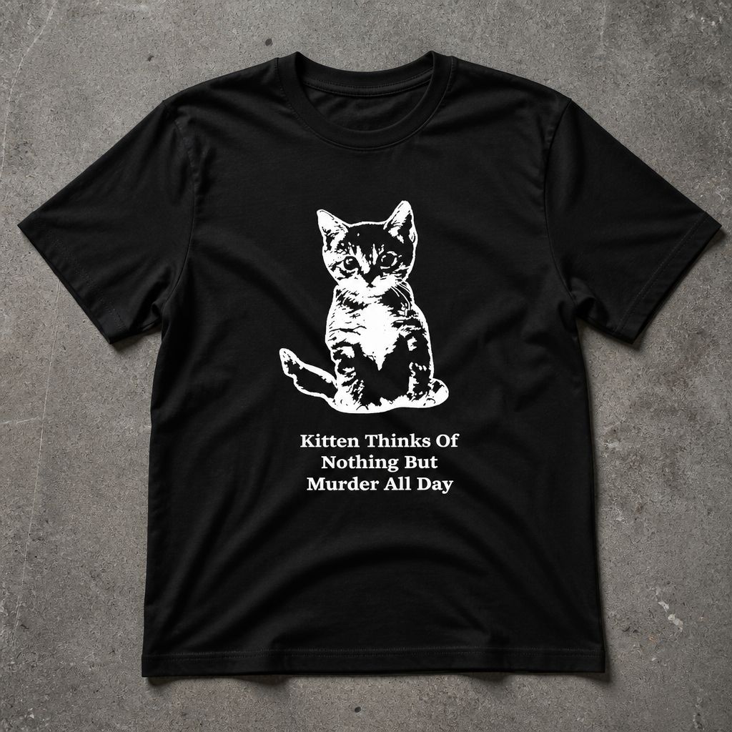 Футболка с котом y2k 1 шт flat_lay