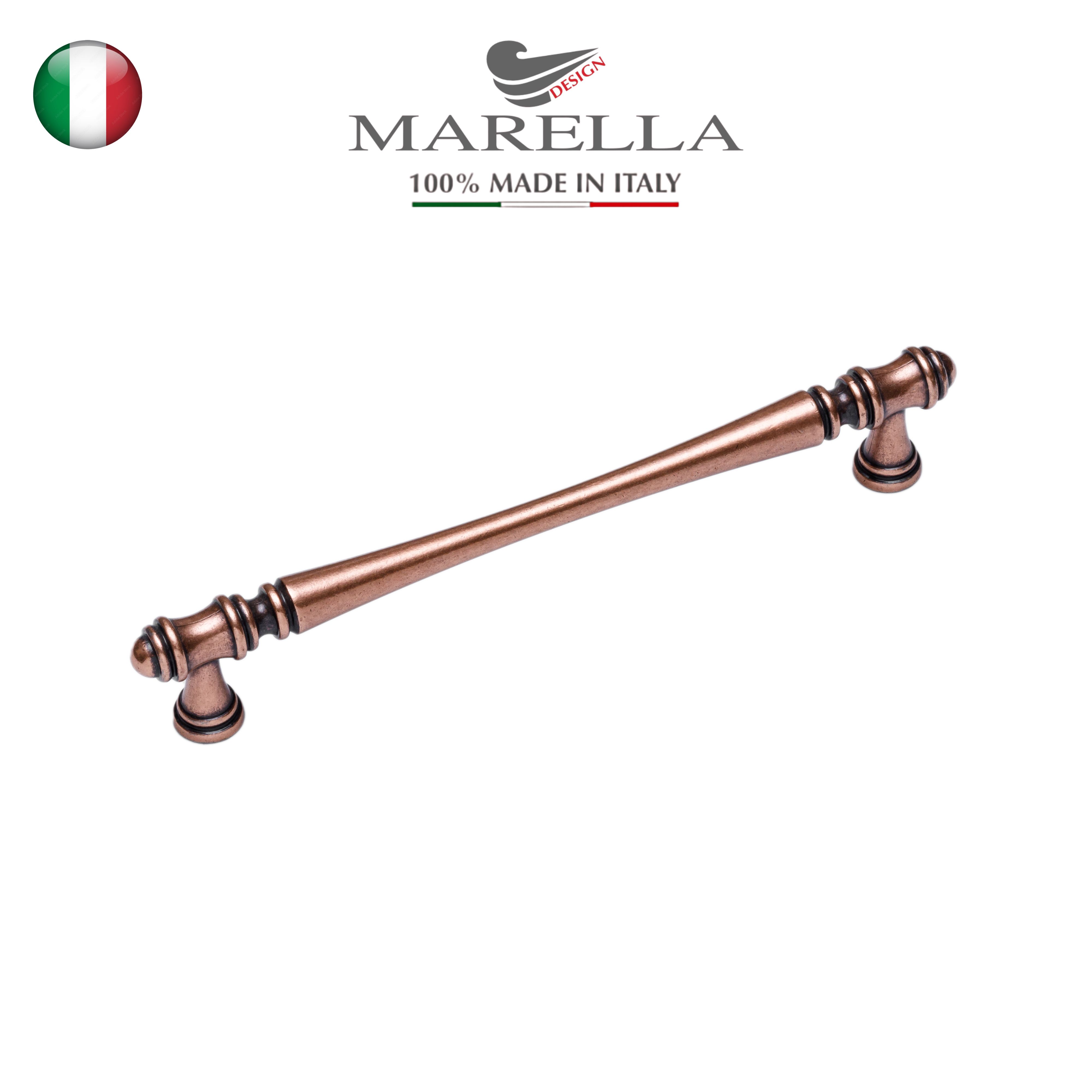 РучкамебельнаяРейлинг/СкобаMarellaColumnaeИталияАнтичнаямедь160мм