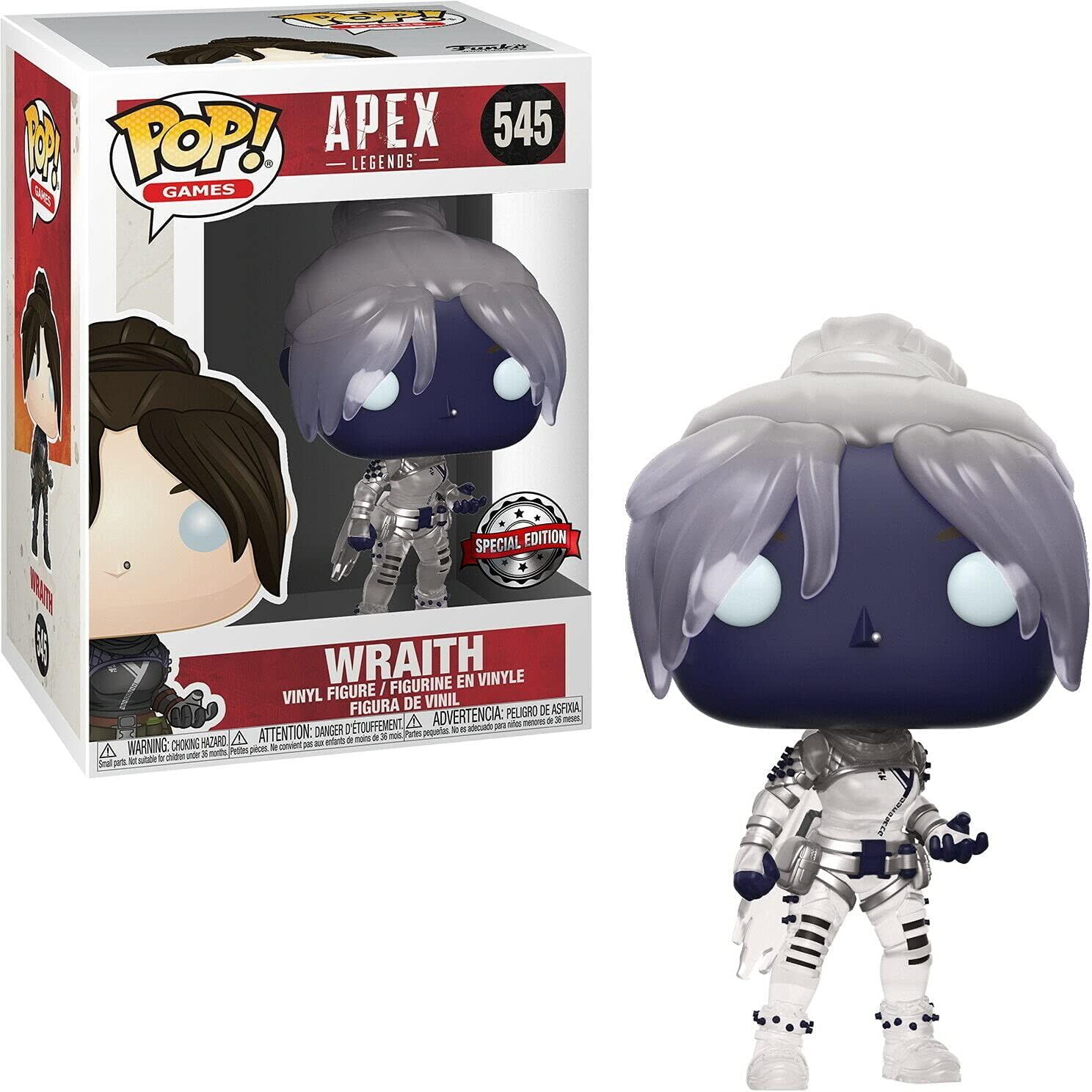 Funko 46214 Pop! Игры: Apex Legends 545 - Wraith (Translucent