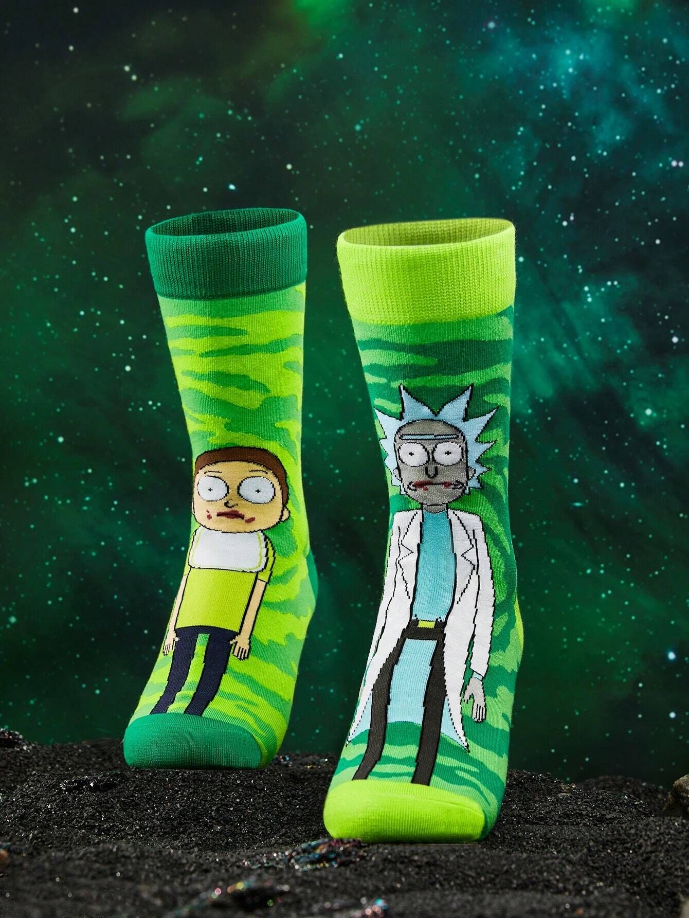 Rick and Morty носки Рик и Морти 1 пара