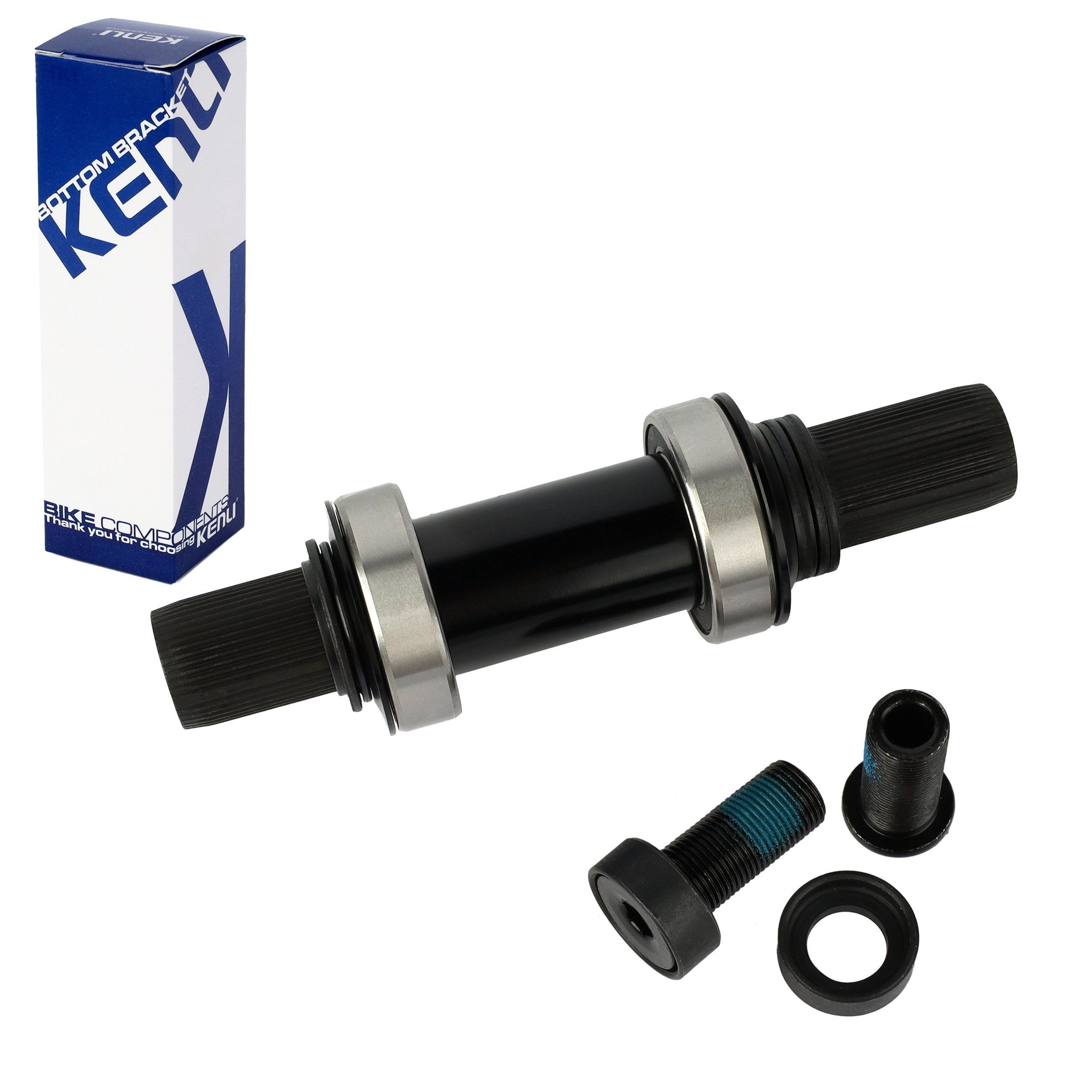 Каретка BMX KENLI KL-11DX, 41,28 мм, ось 19 мм/48 зубьев, промподшипники