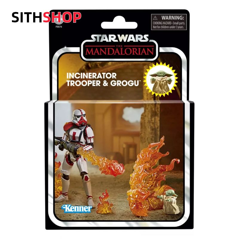 Hasbro Star Wars The Vintage Collection – Inceneritore Trooper & Grogu (Deluxe)