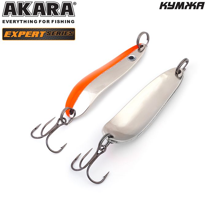 Блесна колеб. Akara Expert Кумжа 55 мм 13 гр. 15/SIL
