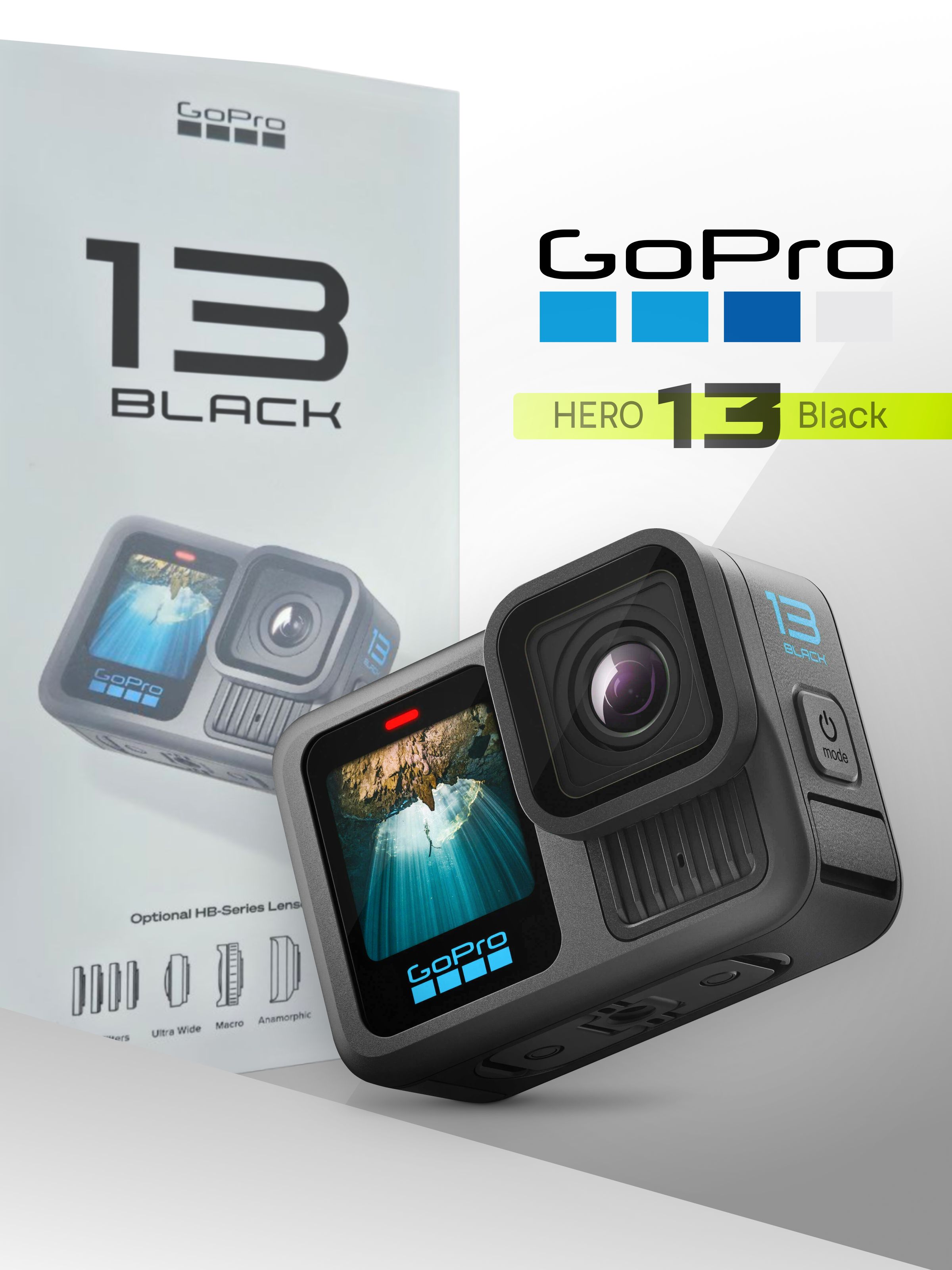 Go Pro Экшн камера 4k GoPro 13 Hero Black (CHDHX-131-RW) купить на OZON ...