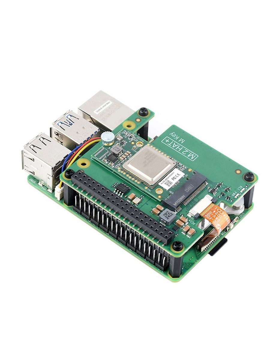 Для Raspberry Pi 5 AI Kit M.2 HAT + Модуль Ускорения Hailo Al купить на ...