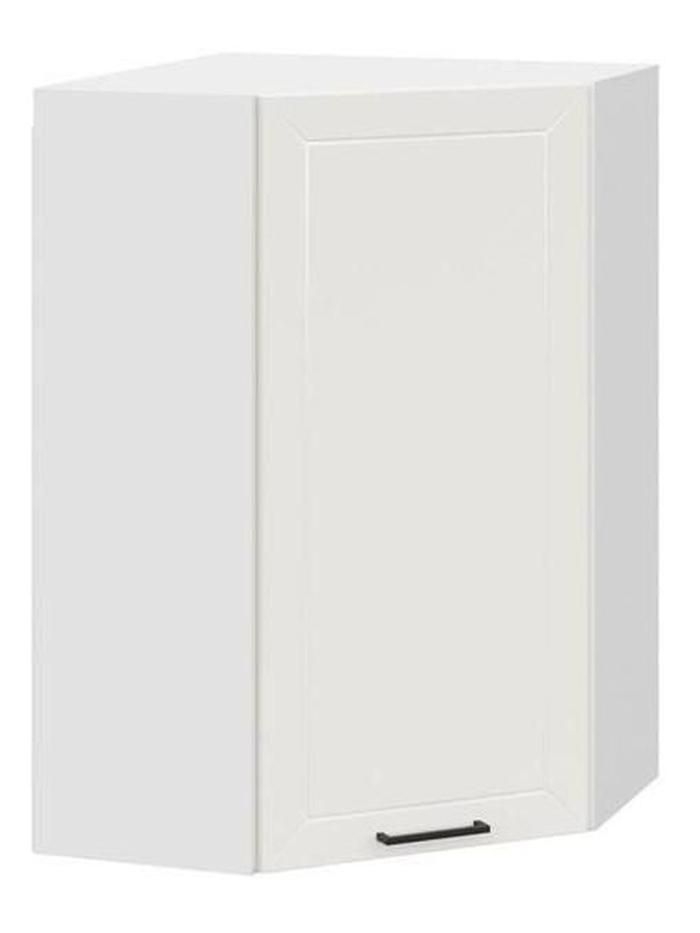 Кухонныймодульнавесной,угловойшкафСекторсдоводчиками,сполками,60х60х91.2см,Белый/Бланж