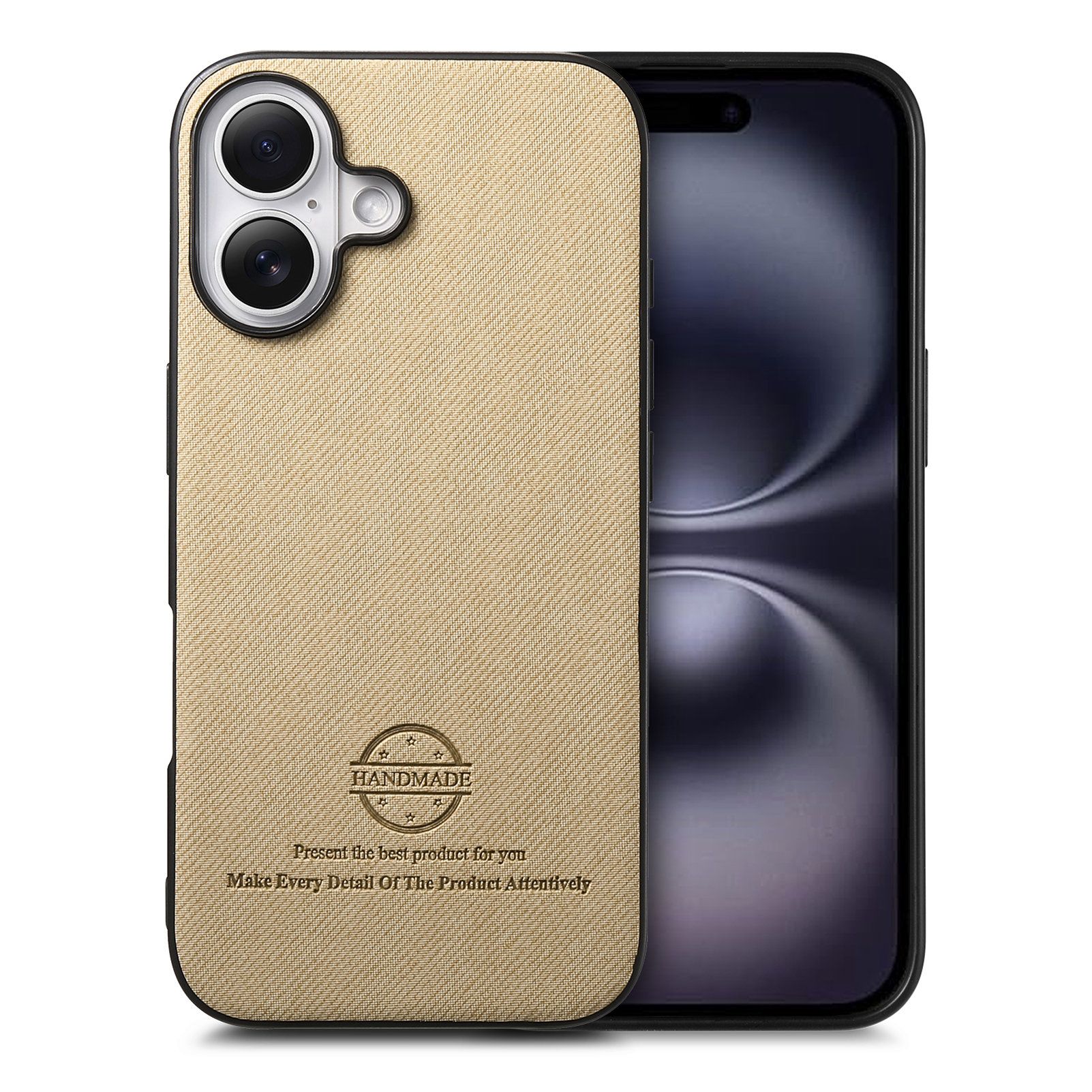 智能手机壳 用于 Apple iPhone 16 Plus, 热塑性聚氨酯, 卡其色