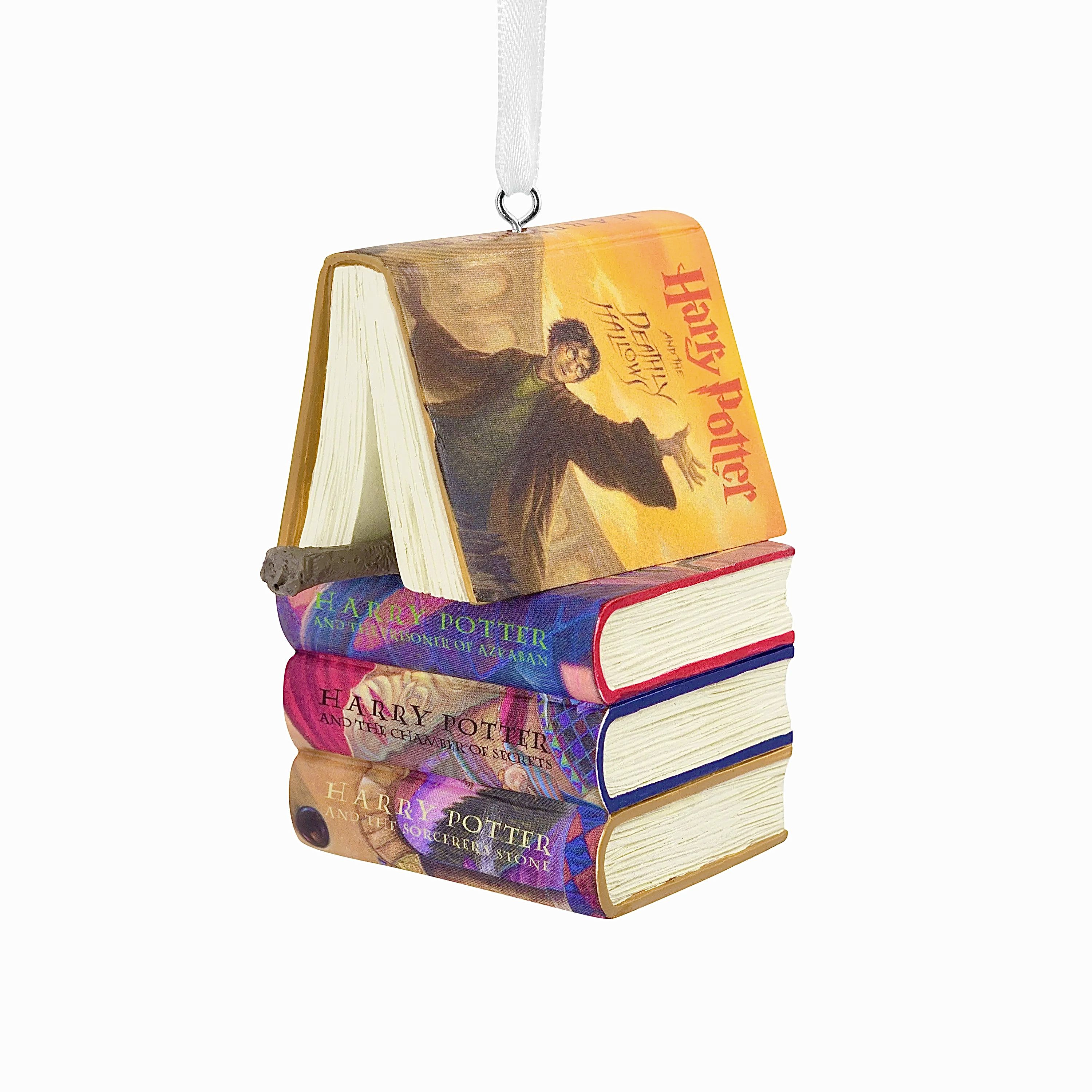 Коллекционная ёлочная игрушка Книги с волшебной палочкой