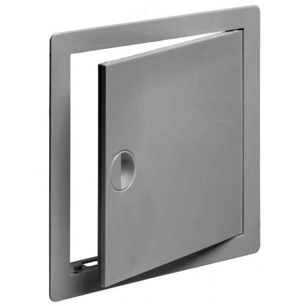 Люк-дверцавентиляционнаяViento200х200ммсерыйпластикДР2020серая