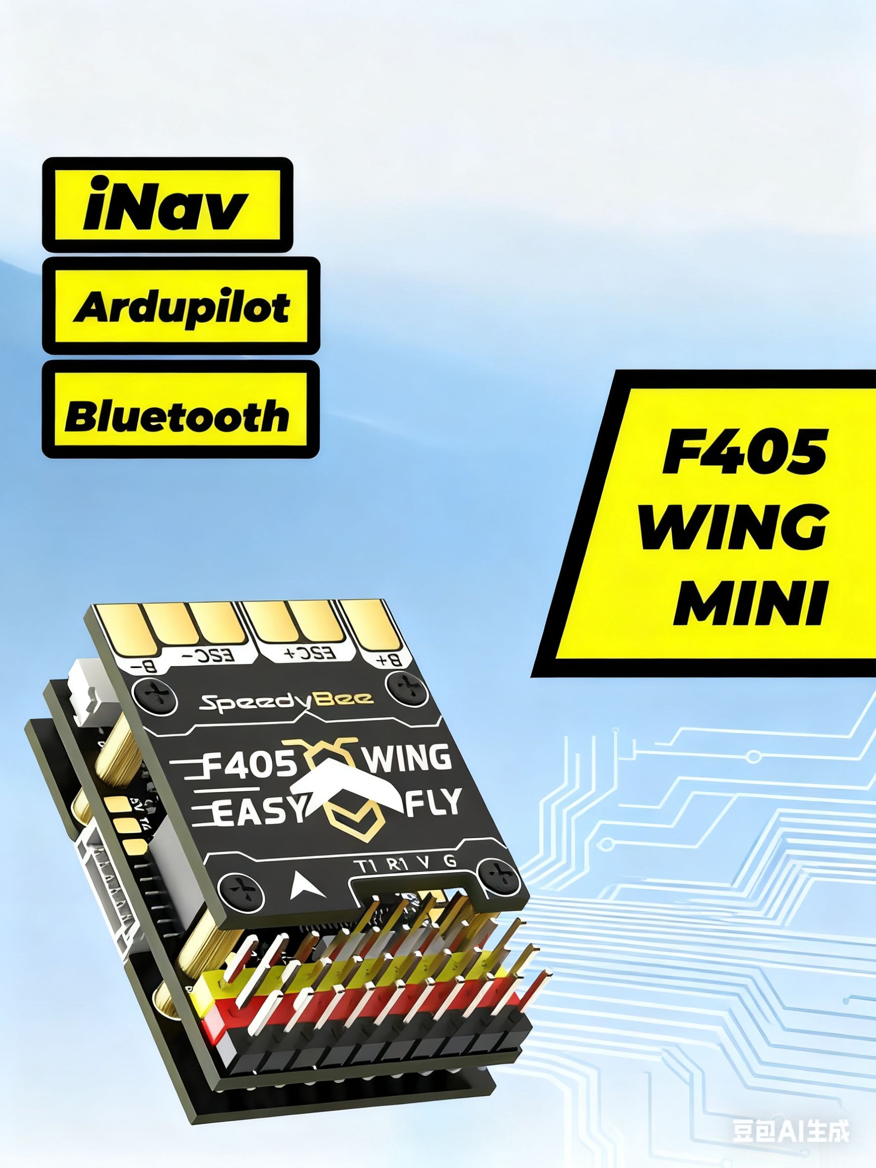 Securing Wing Mini Полётный контроллер SpeedyBee F405 WING MINI купить на OZON по низкой ...