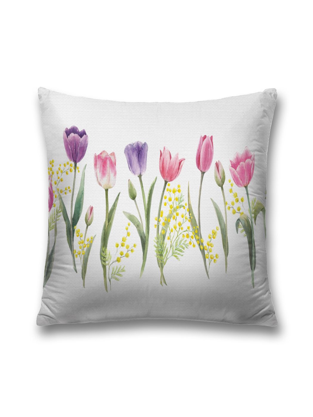 Наволочкадекоративная45х45,чехолнаподушкунамолнии"Цветывесны",JoyArty,серия8марта