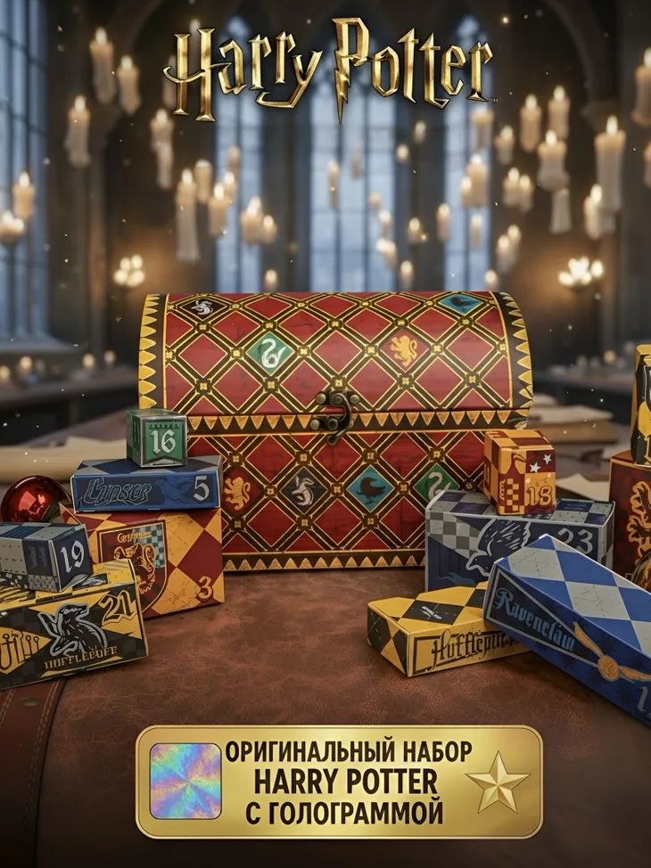Адвент календарь Гарри Поттер / Harry Potter Делюкс Квиддич 2026 Хогвартс