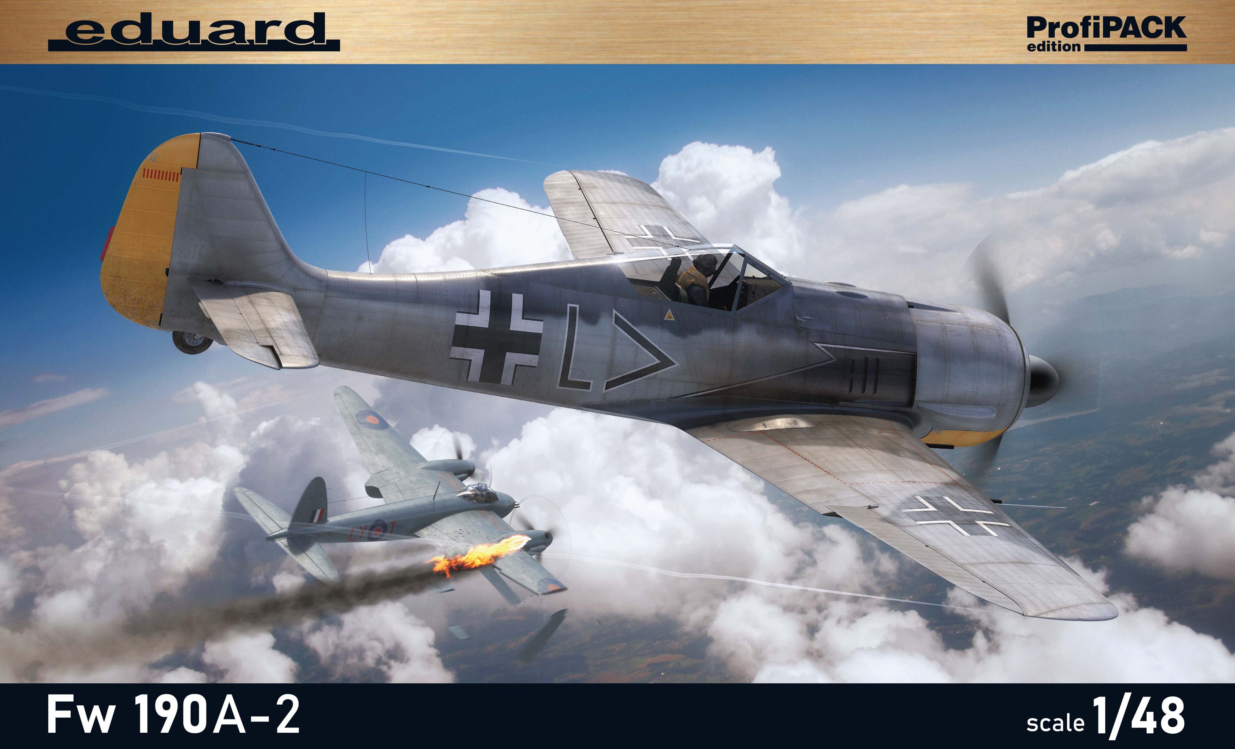 Eduard EDK82146 – Kit De Maquette Avion 1:48 Focke-Wulf Fw 190A-2 Pour Modélistes Confirmés, Modèle En Plastique à Assembleur Soi-Même
