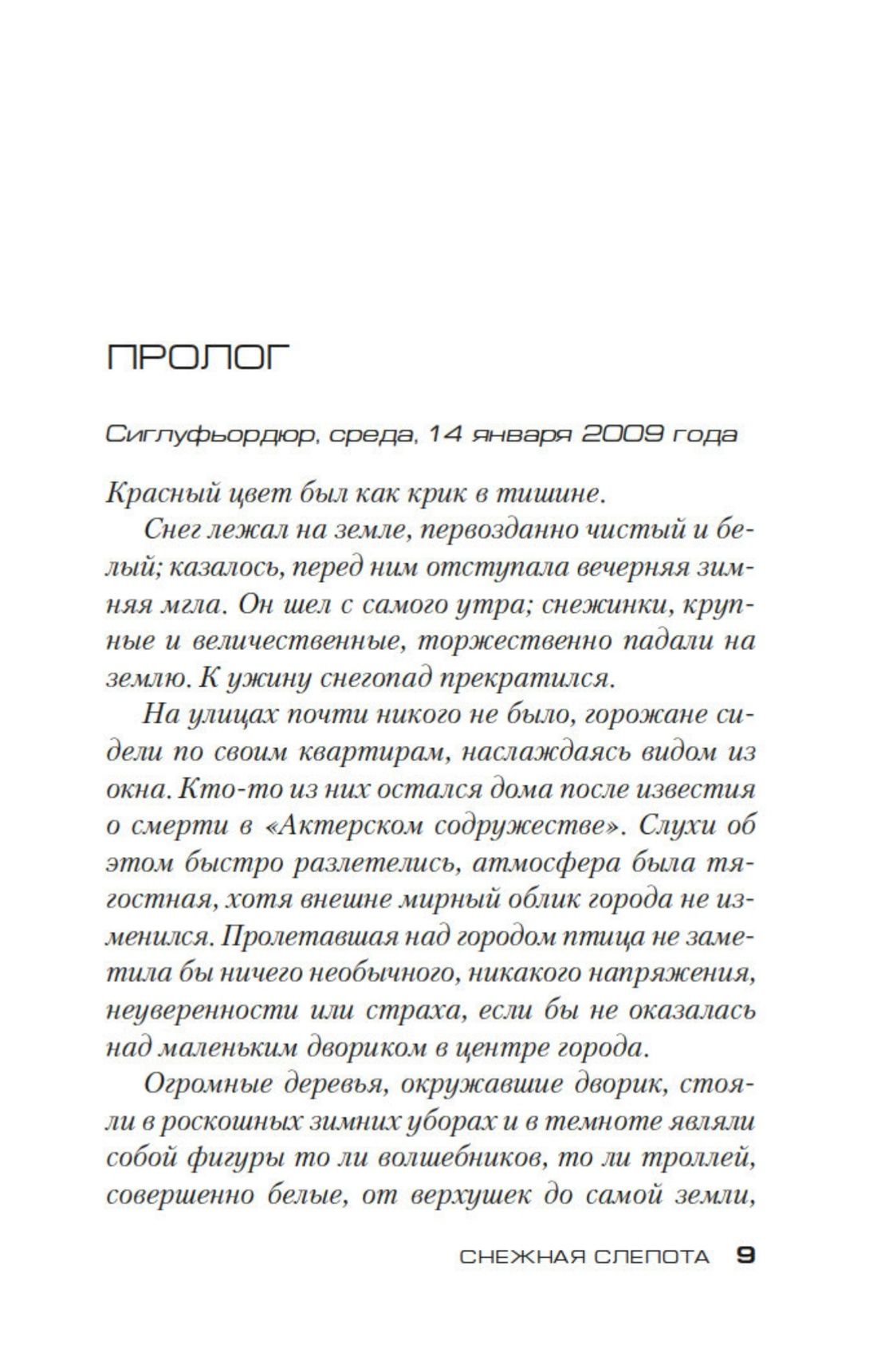 Снежная слепота | Snjóblinda - Ozon image 7