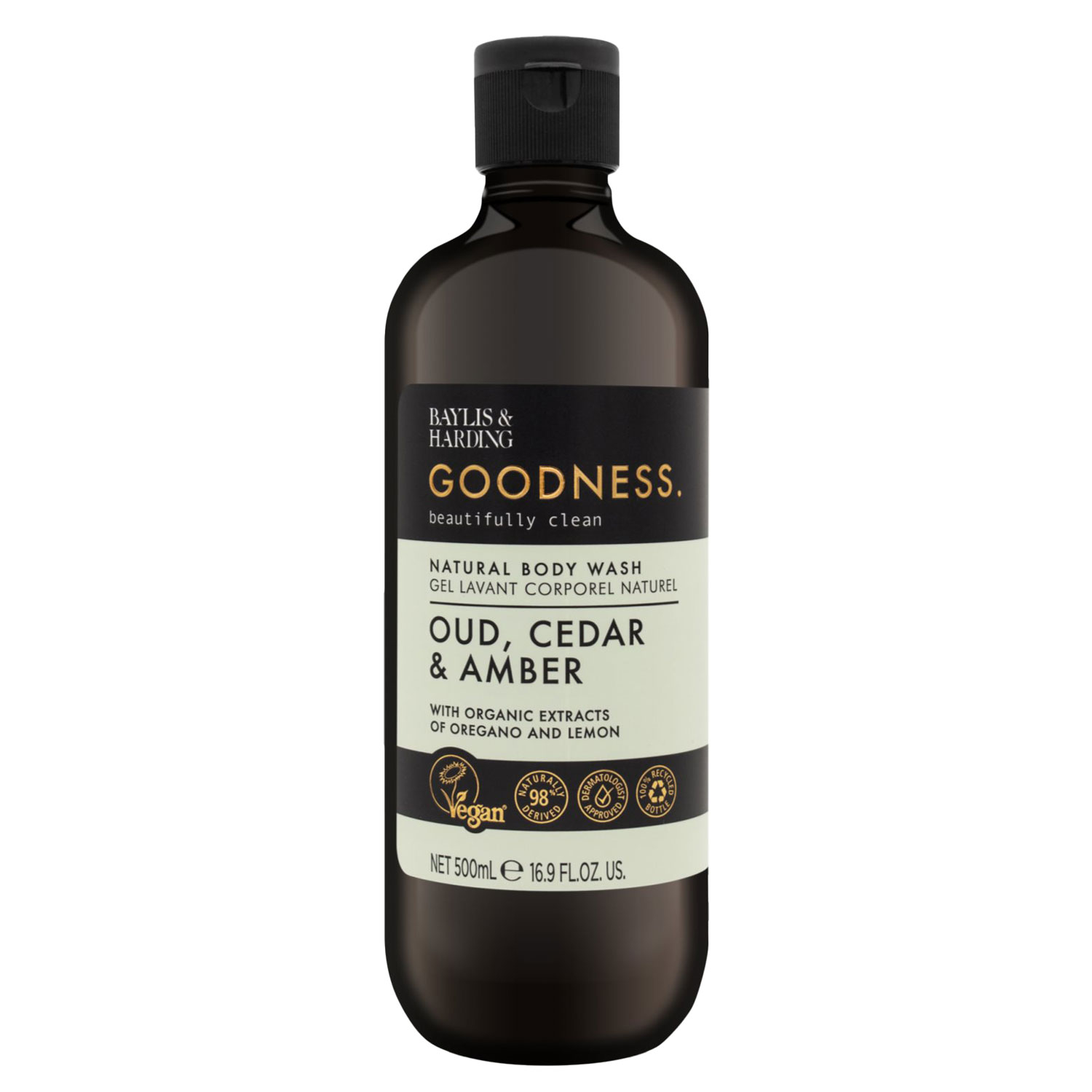 Baylis & Harding - Goodness Oud, Cedar & Amber Body Wash Гель для душа 500 мл купить