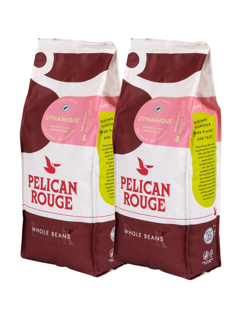 Кофе в зернах PELICAN ROUGE "DYNAMIQUE", набор из 2 шт. по 1 кг #1