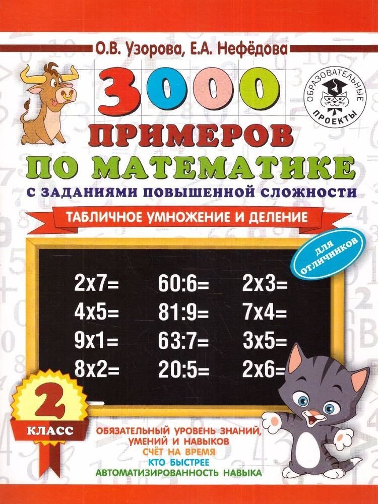 Математика 2 класс. Табличное умножение и деление. Часть 1 | Узорова ...