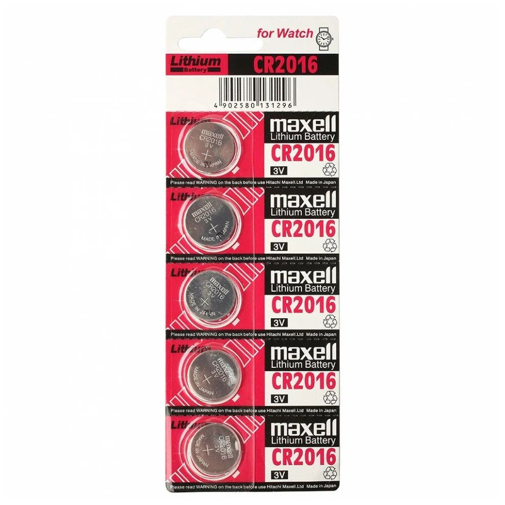 Maxell Батарейка CR2016, Литиевый тип, 3 В, 5 шт #1