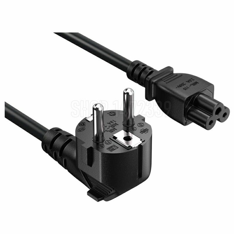 Кабель IEC Кабель питания 220v трехконтактный 1,5 метра, черный ...