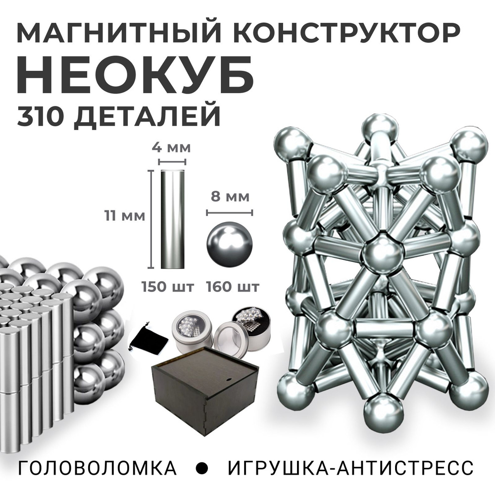 Магнитный конструктор неокуб / игрушка-антистресс неокуб - купить с ...