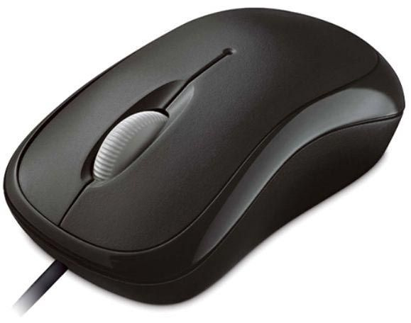 Microsoft Мышь проводная Basic Optical Mouse, черный #1